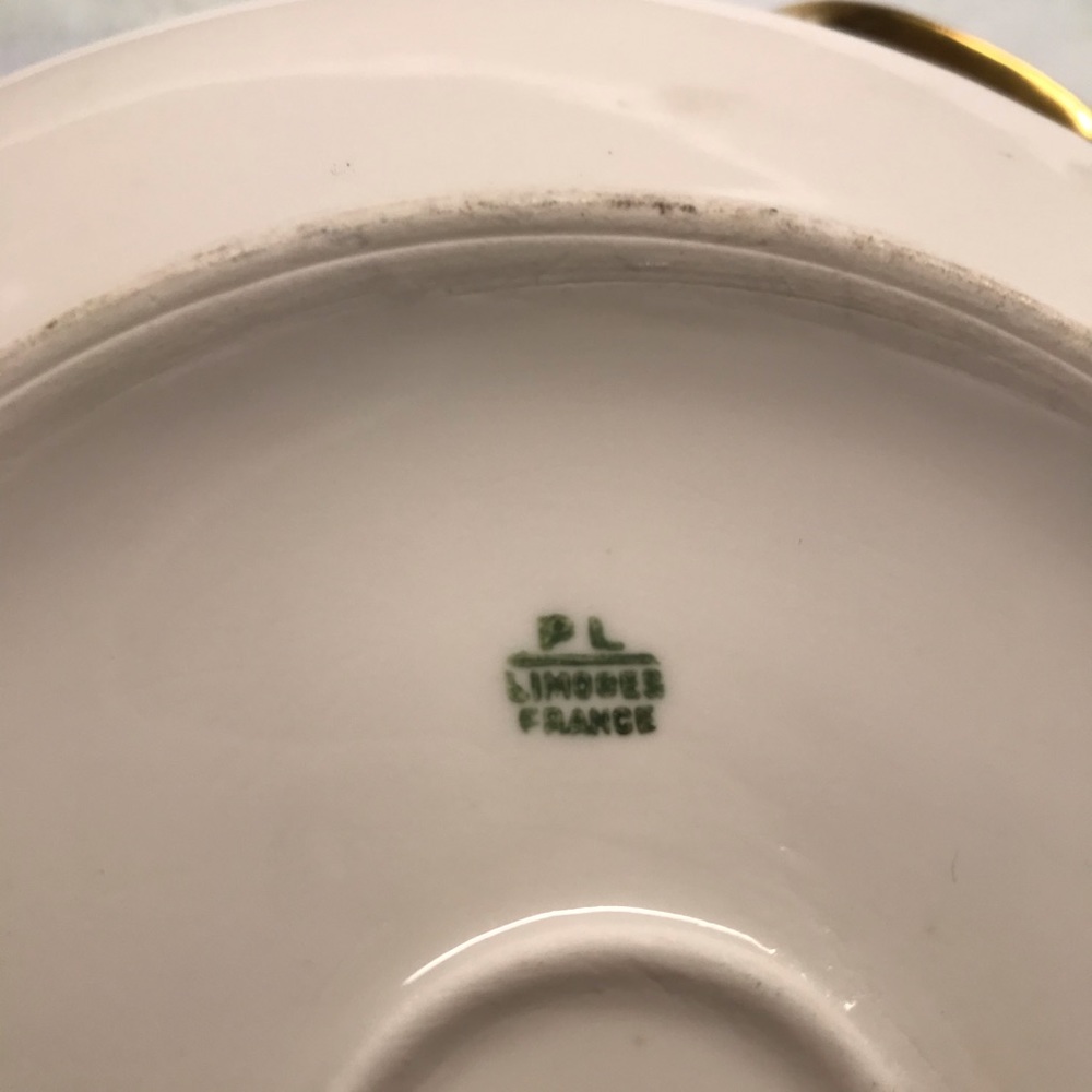 Limoges Antique Covered Porcelain Server - Picture 4 of 5
